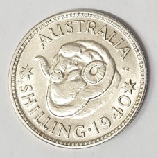 AUSTRALIA 1940 . ONE 1  SHILLING 